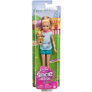 Barbie Stacie dukke med k?ledyr hund fra Barbie og Stacie til redningsfilmen Toys Blonde Hair Doll Doll