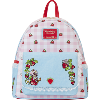 STRAWBERRY SHORTCAKE - Denim - Mini Backpack LoungeFly