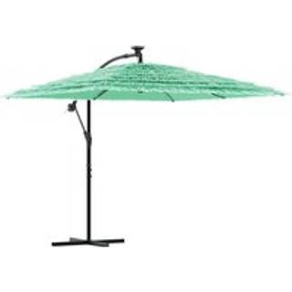 Haveparasol Med Stålstang - Grøn / 246 x 246 x 230 cm