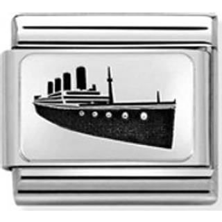 Nomination Silvershine Titanic Charm - Black