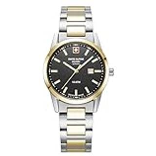 Swiss Alpine Military 7767.1147 Damenuhr Argos bicolor schwarz 34mm 10ATM
