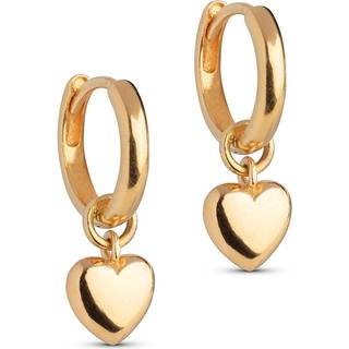 ENAMEL Copenhagen Øreringe - Amore Hoops - Gold Colour