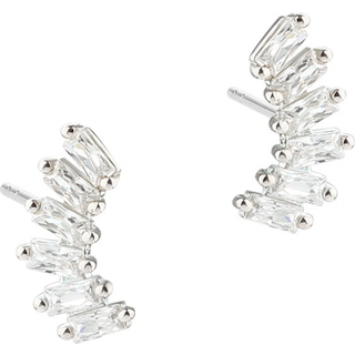 PHILINA CLEAR EARSTUD | SILVER