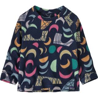 Patagonia Baby's Micro D Crew Fleecesweatere Børn størrelse 6-12 Months farve blå