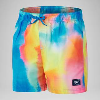 Boys' Digital Printed 13" Swim Short Blue/Yellow
