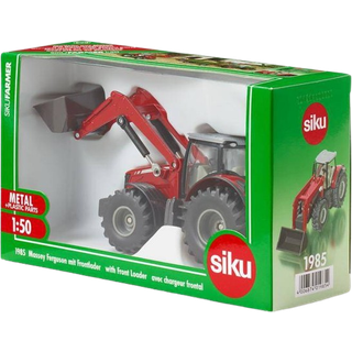 Siku Massey Ferguson traktor m. frontlæsser 1:50