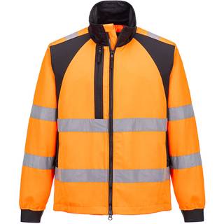 WX2 Eco hi-vis arbejdsjakke - Orange/Sort (Størrelse: XXXL)