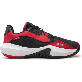 Under Armour Lockdown 7 Low Unisex Basketball Shoes Red / Black / White 49.5