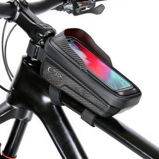Tech-Protect V2 Universal Cykeltaske med Mobilholder - M - Sort