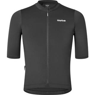 GripGrab Ride Kortærmet Cykeltrøje Herre Sort - Størrelse X-Large