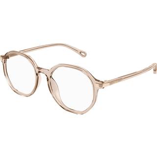 Chloé CH0249OA Asian Fit 002 53 Briller Kvinder Brun - Transparent Nude Beige Brown - 53mm