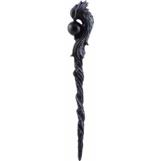 Zauberstab Black Phönix mit schwarzer Kugel