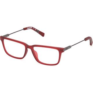 Timberland TB50015-H 067 55 Briller Mænd Rød - Opaque Dark Red - 55mm