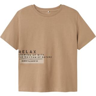 NAME IT T-Shirt Nosune Weathered Teak