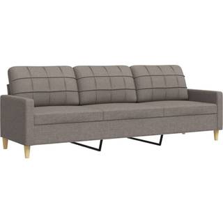 Lænestol Stof - 210 cm / Gråbrun