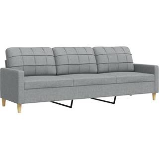 Lænestol Stof - 210 cm / Lysegrå