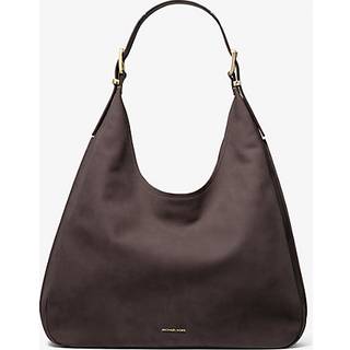 MK Nolita Large Nubuck Hobo Shoulder Bag - Brown - Michael Kors - ONE SIZE