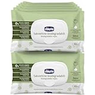 Chicco Biodegradable Baby Wipes Milde vådservietter til babyer 60 stk. - 60 stk.