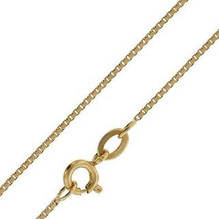 trendor 08429 Halskette für Anhänger Goldplattiert Venezianer 0,9 mm