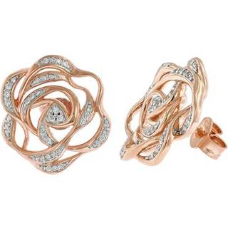 Viventy 785264 Damen-Ohrstecker Blume Silber Ohrringe