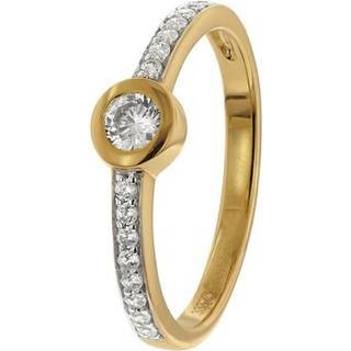 trendor 41330 Damenring Gold 333 mit Zirkonia