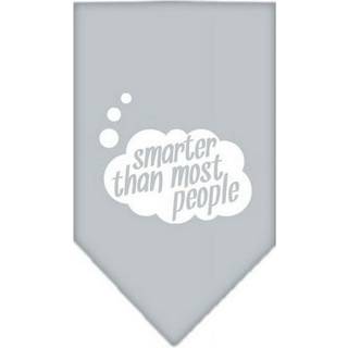 Smartare än de flesta skärmar tryck bandana grå liten