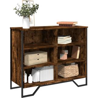 Skænk 91X35,5X74,5 Cm Konstrueret Træ - 91 cm / Røget eg