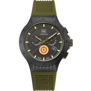 Glock GW-27-1-24 Herren-Chronograph Oliv Limited Edition mit 2 Bändern