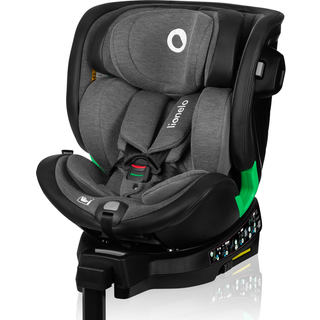 Lionelo Harmony i-Size Autostol, Grey Graphite Leather