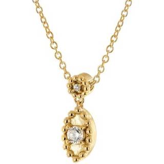 trendor 68145 Damen-Kette 333 Gelbgold mit Zirkonia