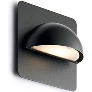 LIGHT-POINT - Rørhat Udendørs Væglampe m/Backplate Sort