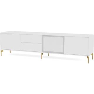 Montana OCTAVE VIII TV-bord Med Ben - 101 New White - 195 Messing