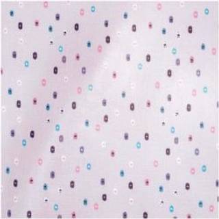 Druckstoff grafische Punkte flieder 25x70cm beschichtet
