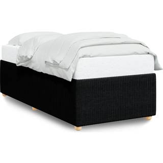 Sengeramme Stof Enkeltseng - Sort