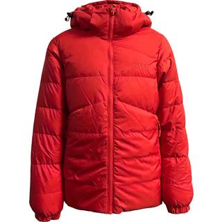 Røros Down Youth Girl Jacket Red Sand/Solid Dark Grey (164)