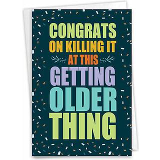 Nobleworks sjove fødselsdag lykønskningskort med 5 x 7 tommer konvolut (1 kort) bdaygetting ældre ting C10259BDG