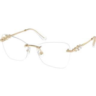 Swarovski Kvinde SK1014 4013 Optiske stel Metal Guld Transparent Sommerfugl Normal