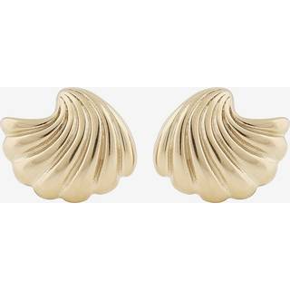Snö Of Sweden Dakota Twist Earring Plain Gold