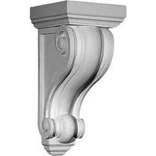 Ekena Millwork cor05x05x09de 5 1/4-tommer W x 5 1/4-tommer D x 9 1/2-tommer H Devon Corbel