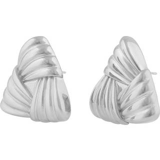 Snö Of Sweden Dakota Angle Earring Plain Silver