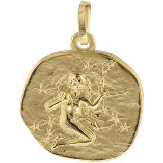 trendor 08725-09 Sternzeichen-Anhänger Jungfrau 333 Gold 16 mm