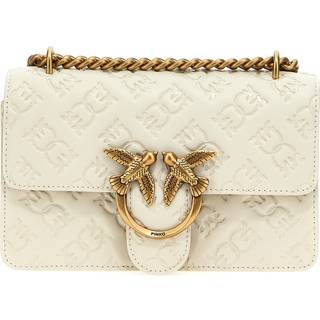 Pinko Love One Mini Skuldertaske hvid