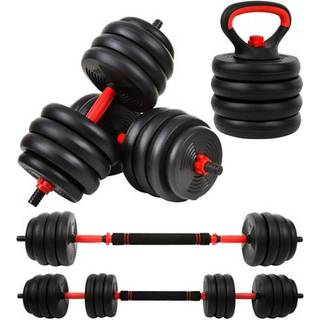Viking Sports vægtstangs/-håndvægts sæt med kettlebell stativ, justerbar - 40 kg