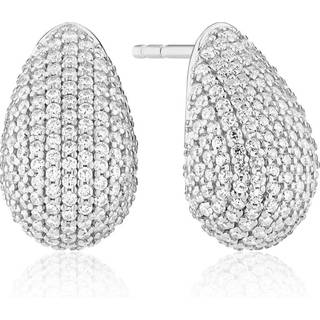 Goccia Altro Øreringe, Silver