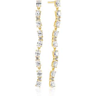 Sif Jakobs Ellera Ovale Tredici øreringe SJ-E2419-CZ-YG