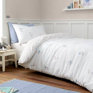 Bianca Bianca Neutral Brushed 100% CottonBalloons Reversible Duvet Cover Set