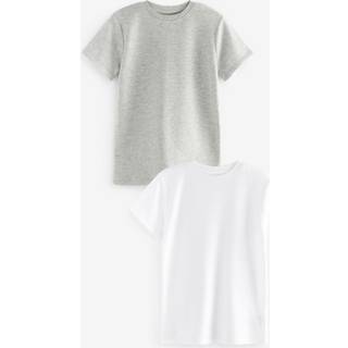 Next Grey/White Thermal Short Sleeve T-Shirts 2 Pack (2-16yrs)
