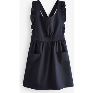 Next Flæsekant Detail Pinafore School Kjole (3-14år) - 8 år ( 128 cm)