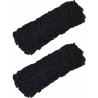 hønet 2 stk. 90x60 cm PP rektangulær sort