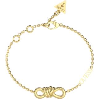 Guess JUBB04011JWYG Damen-Armband Goldfarben Knoten Mini